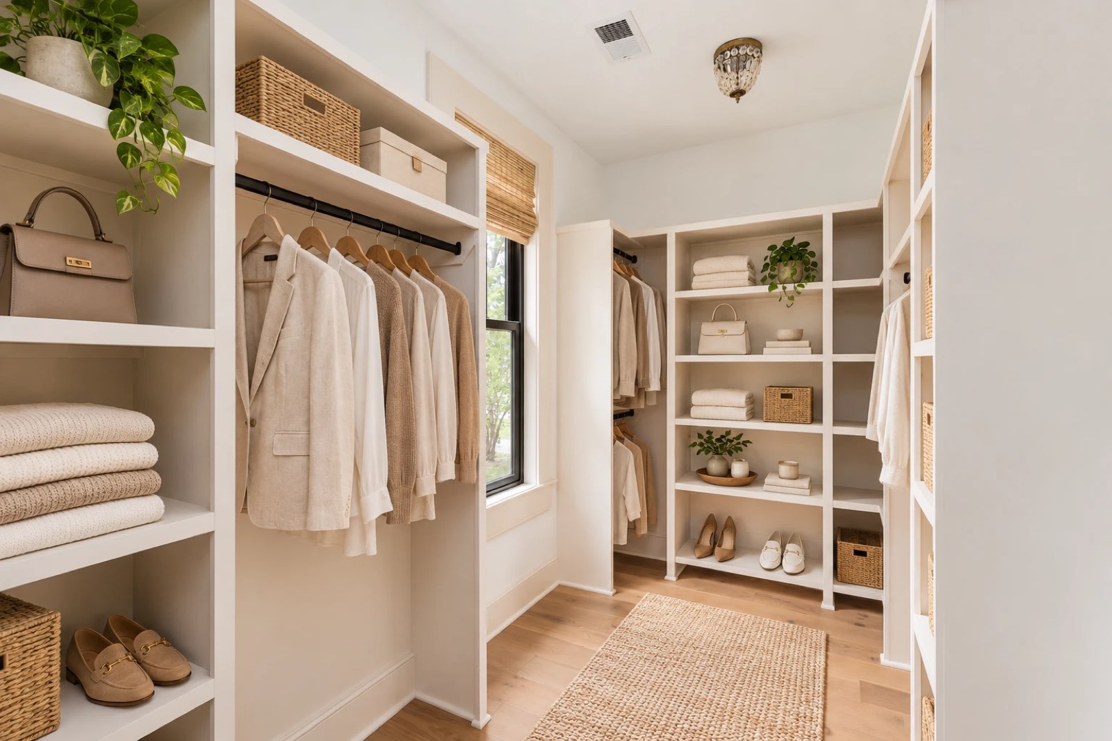 Primary closet